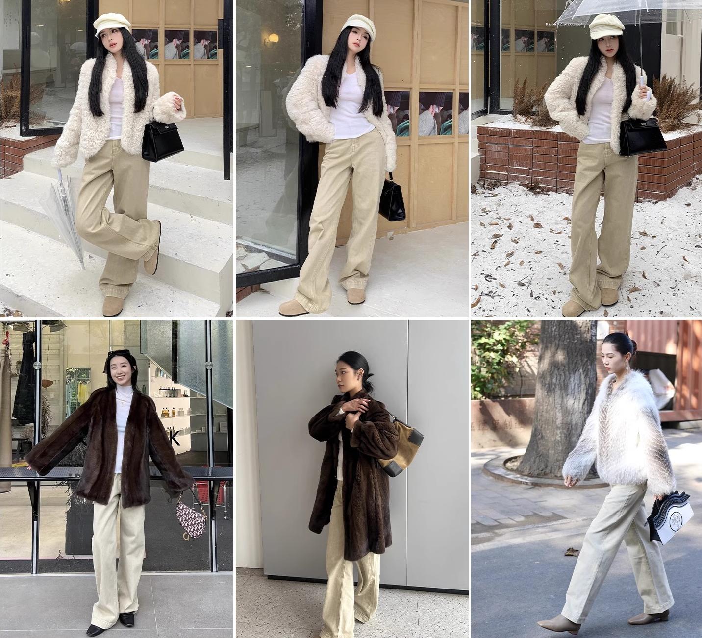 Fireladyfur Women's Vintage Washed Straight Leg Denim "Meteorite Fragments"