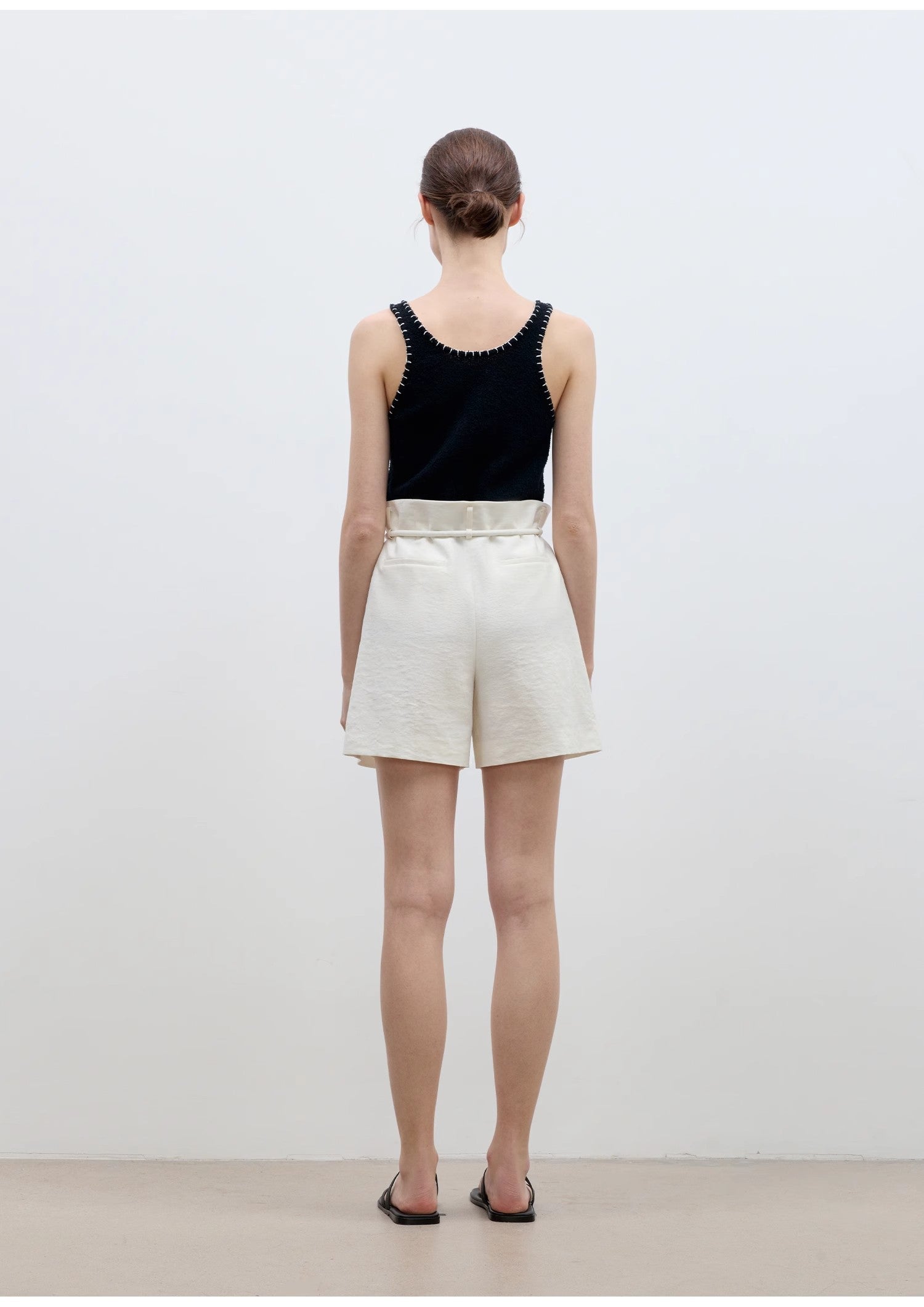 “Jungle Fantasy” Floral Bud High Waist Drawstring Shorts