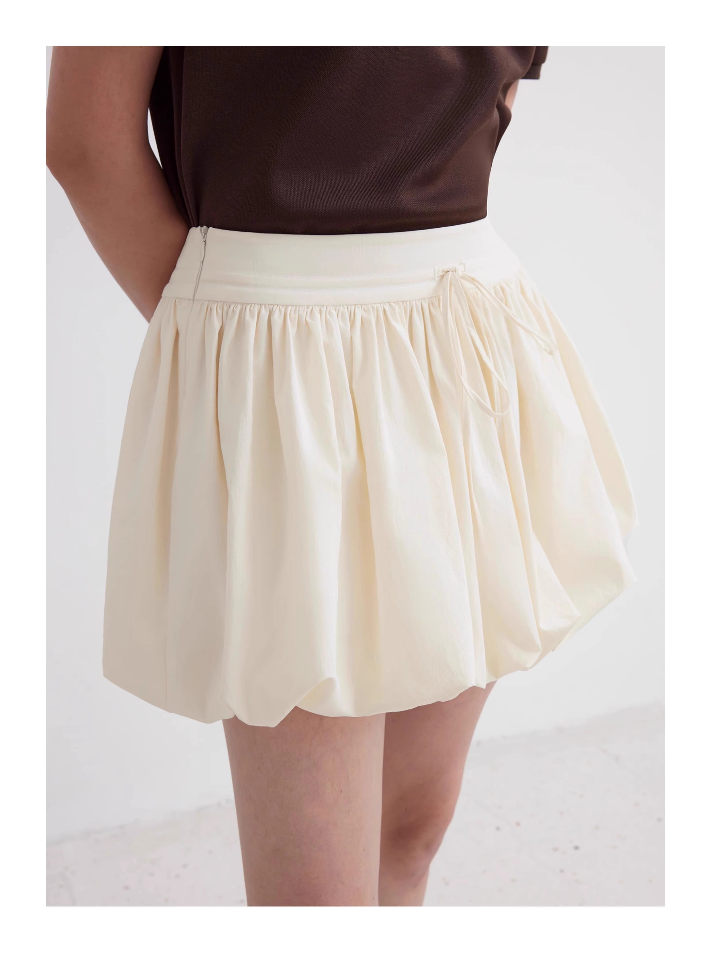 “Alice” Low-Waist Anti-Exposure Floral Bud Mini Skirt – Cute Casual Style