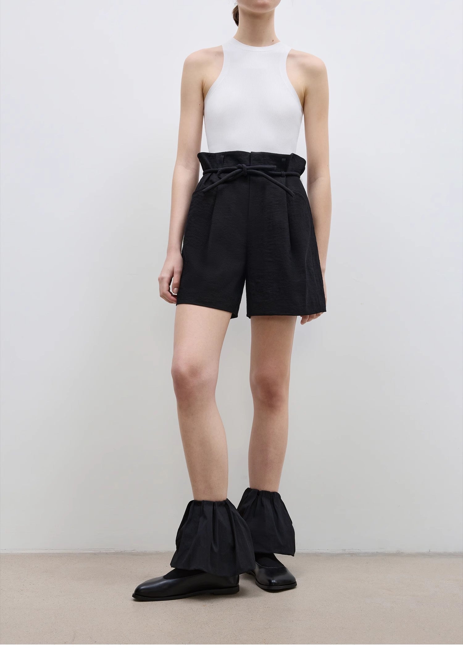 “Jungle Fantasy” Floral Bud High Waist Drawstring Shorts