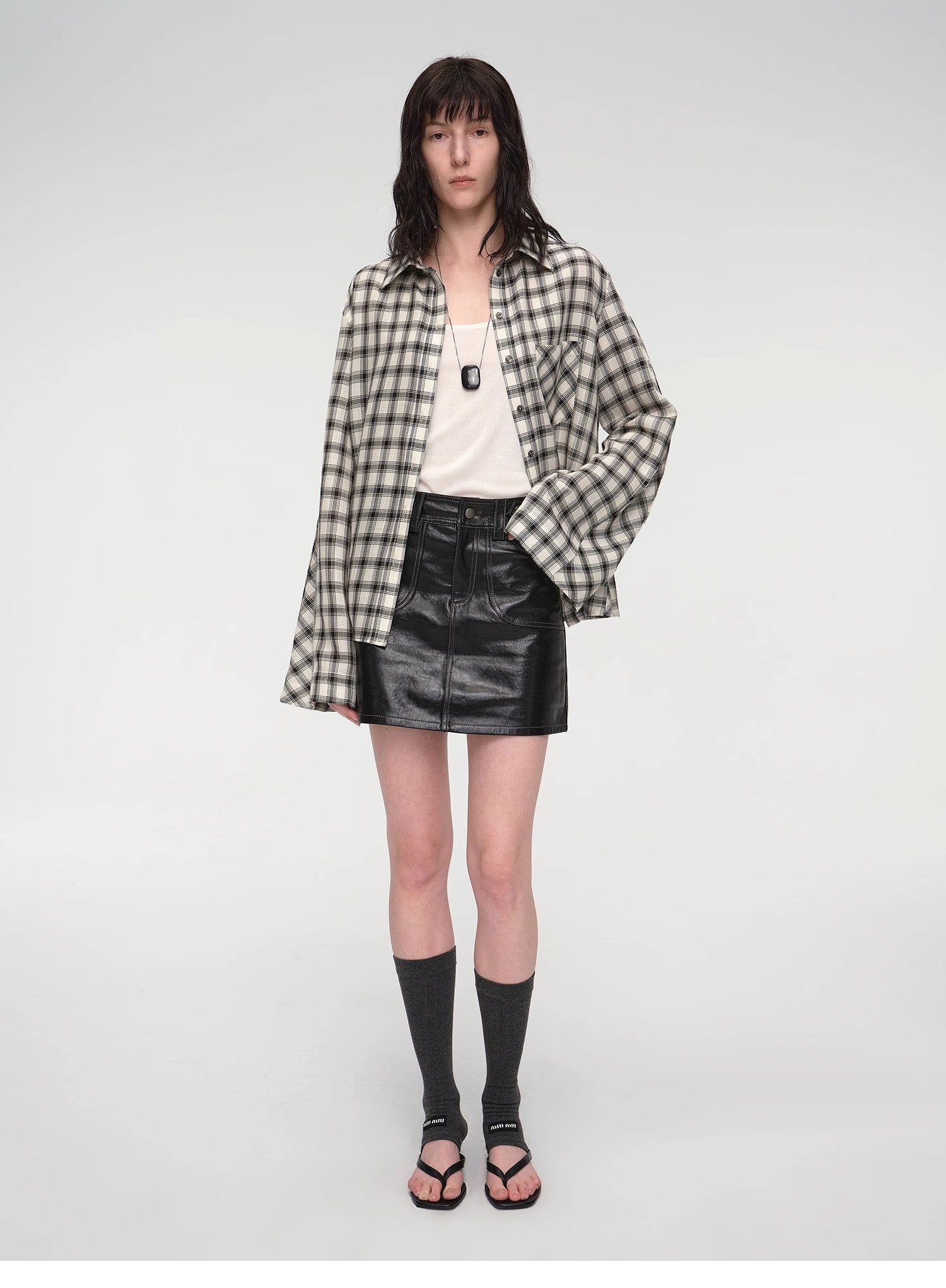 “Houston Street” Imported New Zealand Sheepskin A-Line Mini Skirt – Vintage