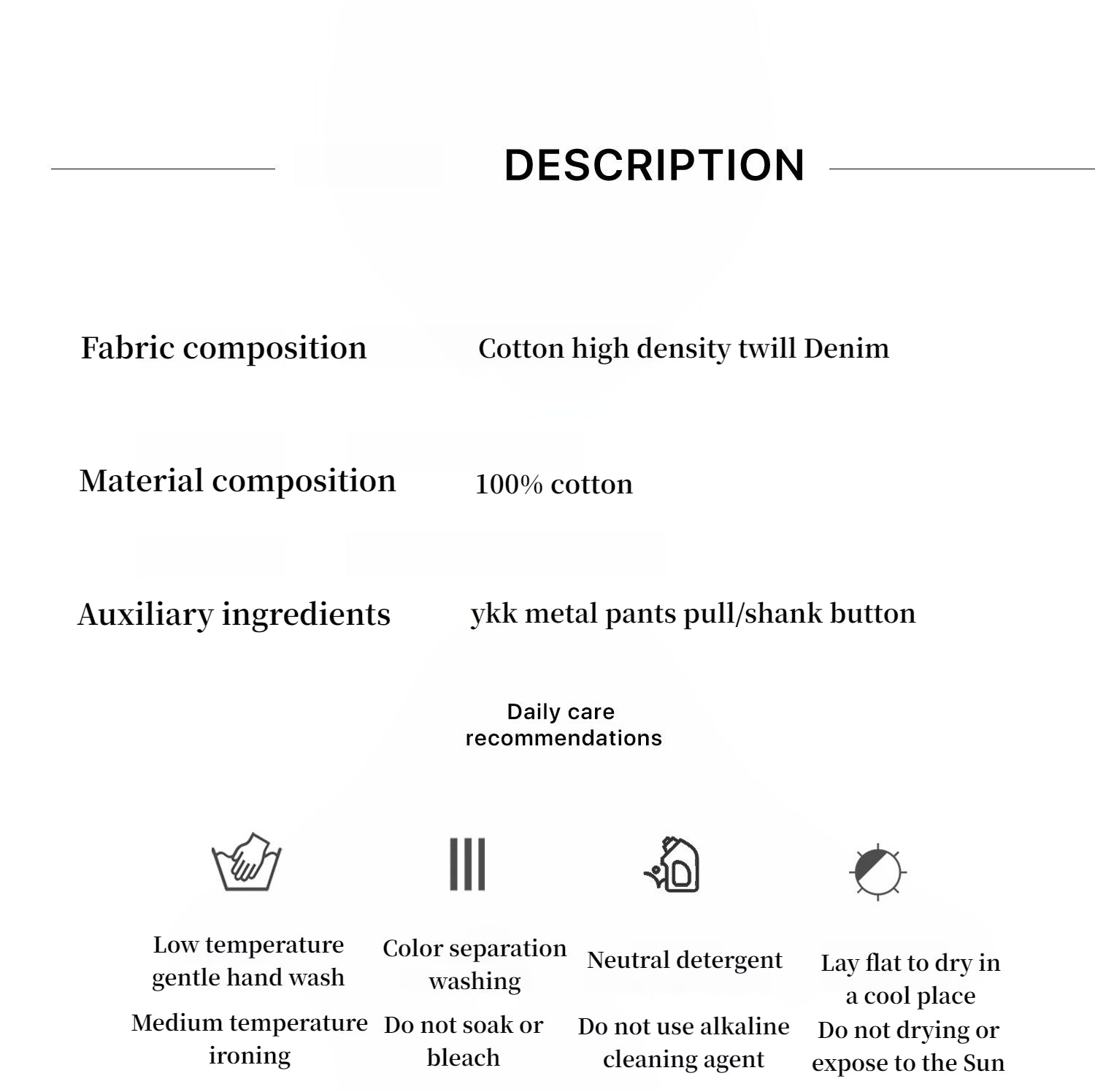 Fireladyfur Women's Vintage Washed Straight Leg Denim "Meteorite Fragments"