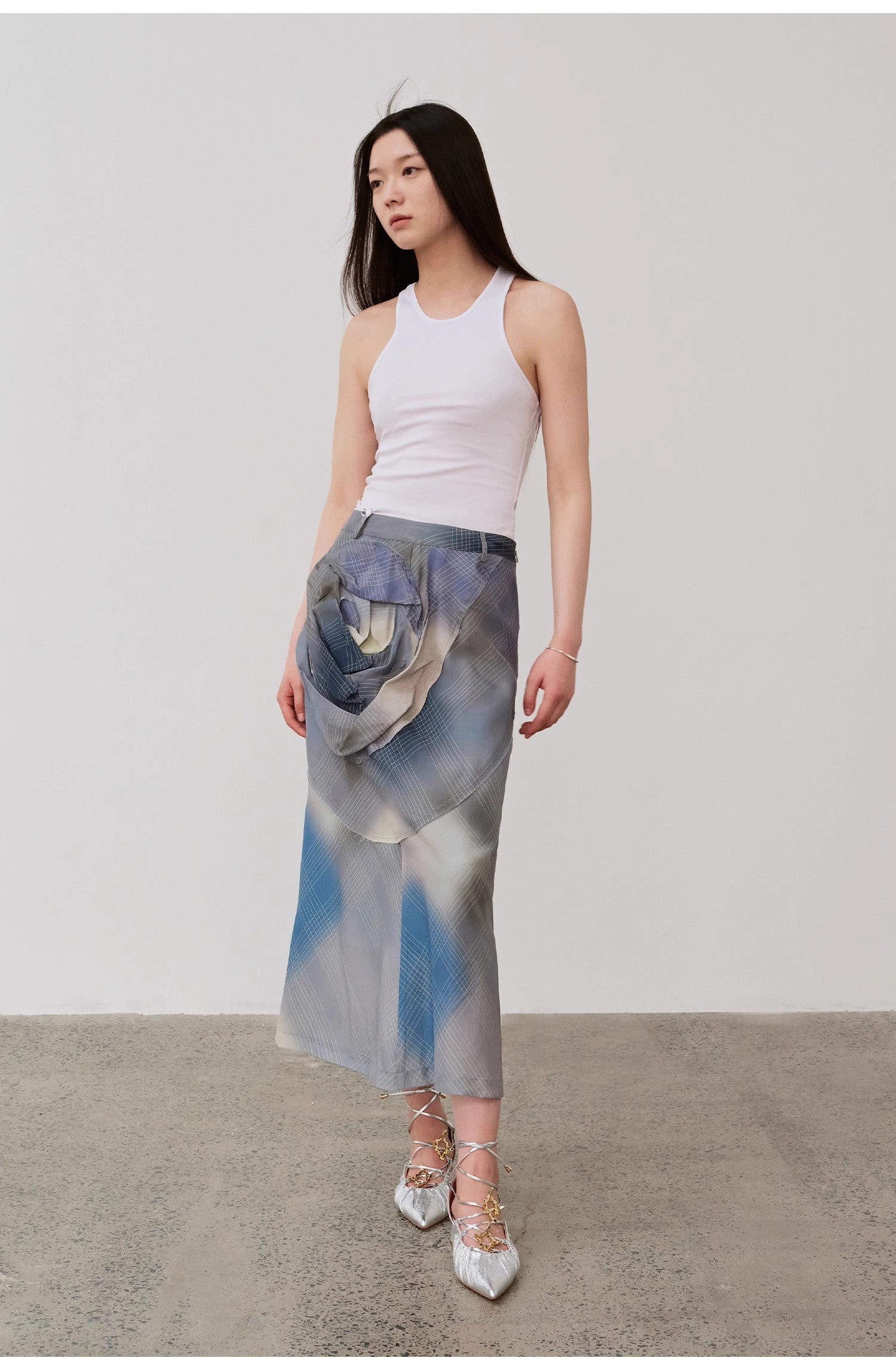 “Summer Tour” Slim Fit Cotton Camisole Vest – Elastic Sleeveless Top