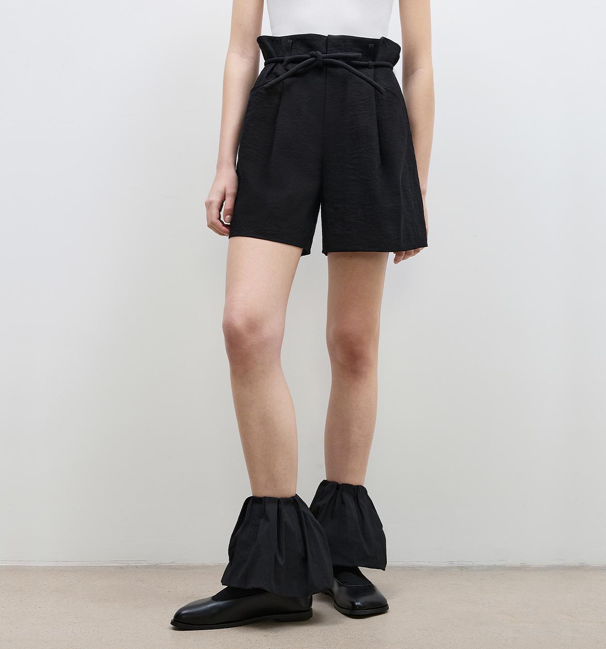 “Jungle Fantasy” Floral Bud High Waist Drawstring Shorts