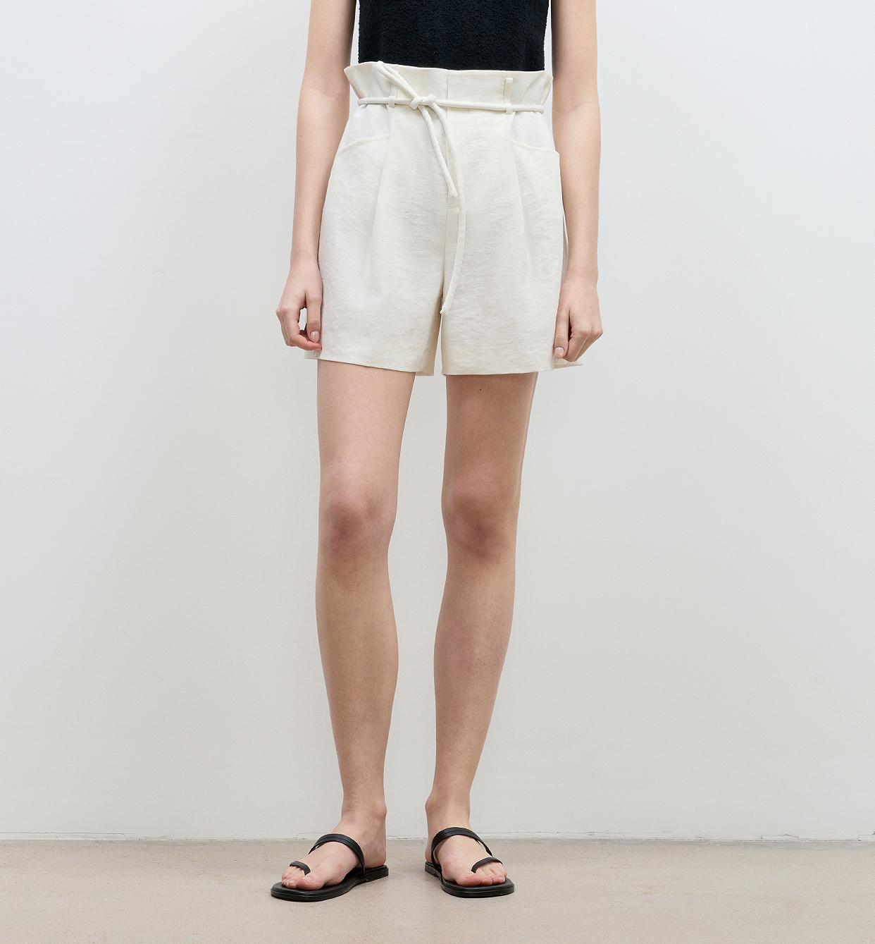 “Jungle Fantasy” Floral Bud High Waist Drawstring Shorts