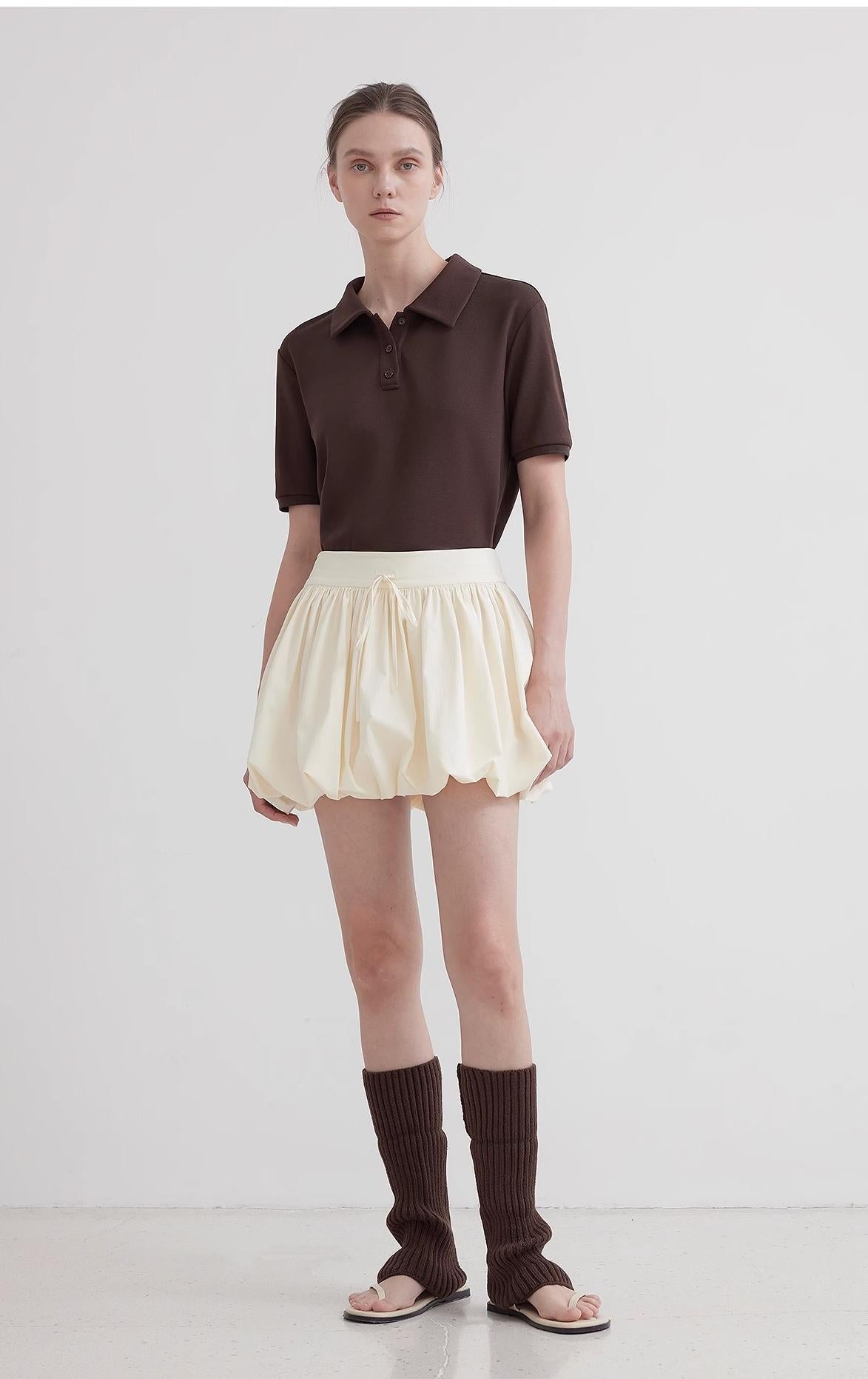 “Alice” Low-Waist Anti-Exposure Floral Bud Mini Skirt – Cute Casual Style