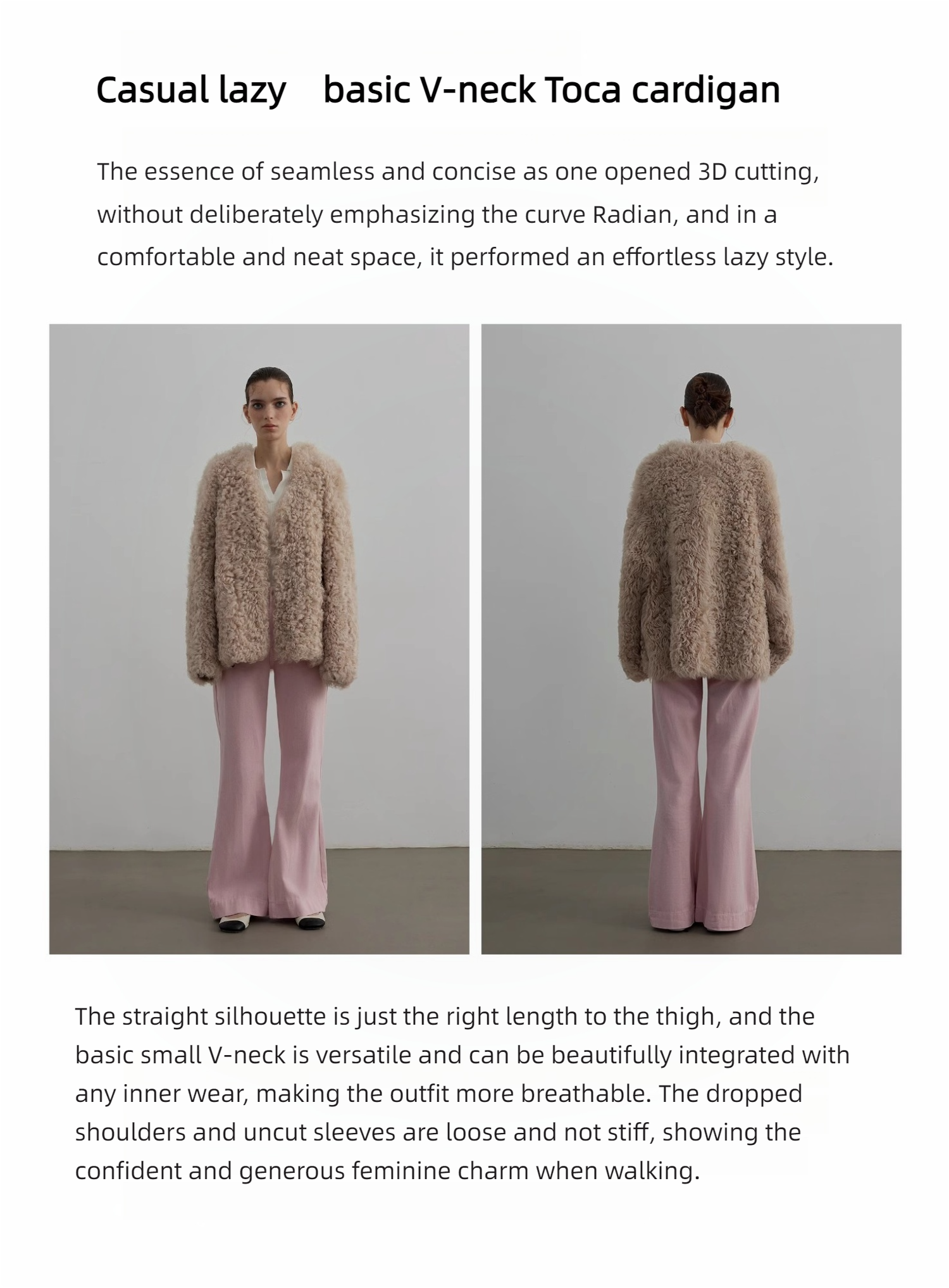 Fireladyfur Women's Imported Tuscan Sheepskin Coat“Wanderer Island”