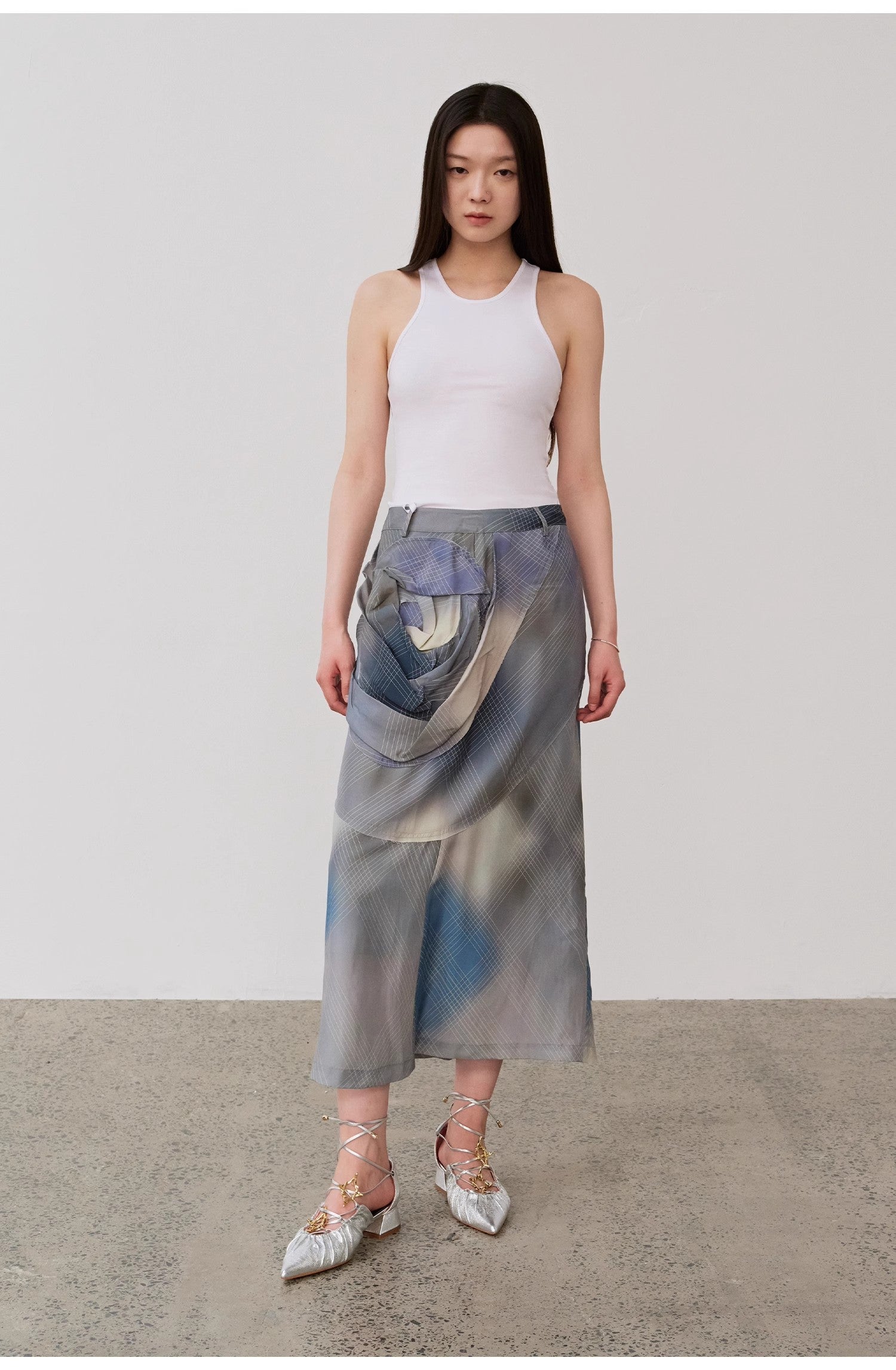 “Summer Tour” Slim Fit Cotton Camisole Vest – Elastic Sleeveless Top