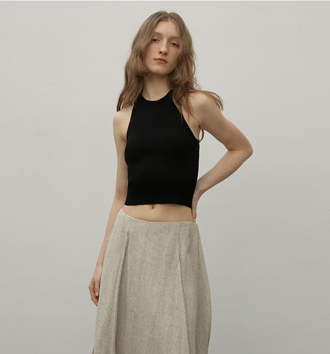 Women’s I-Knit Sleeveless Camisole Top – Lightweight Summer Knitwear