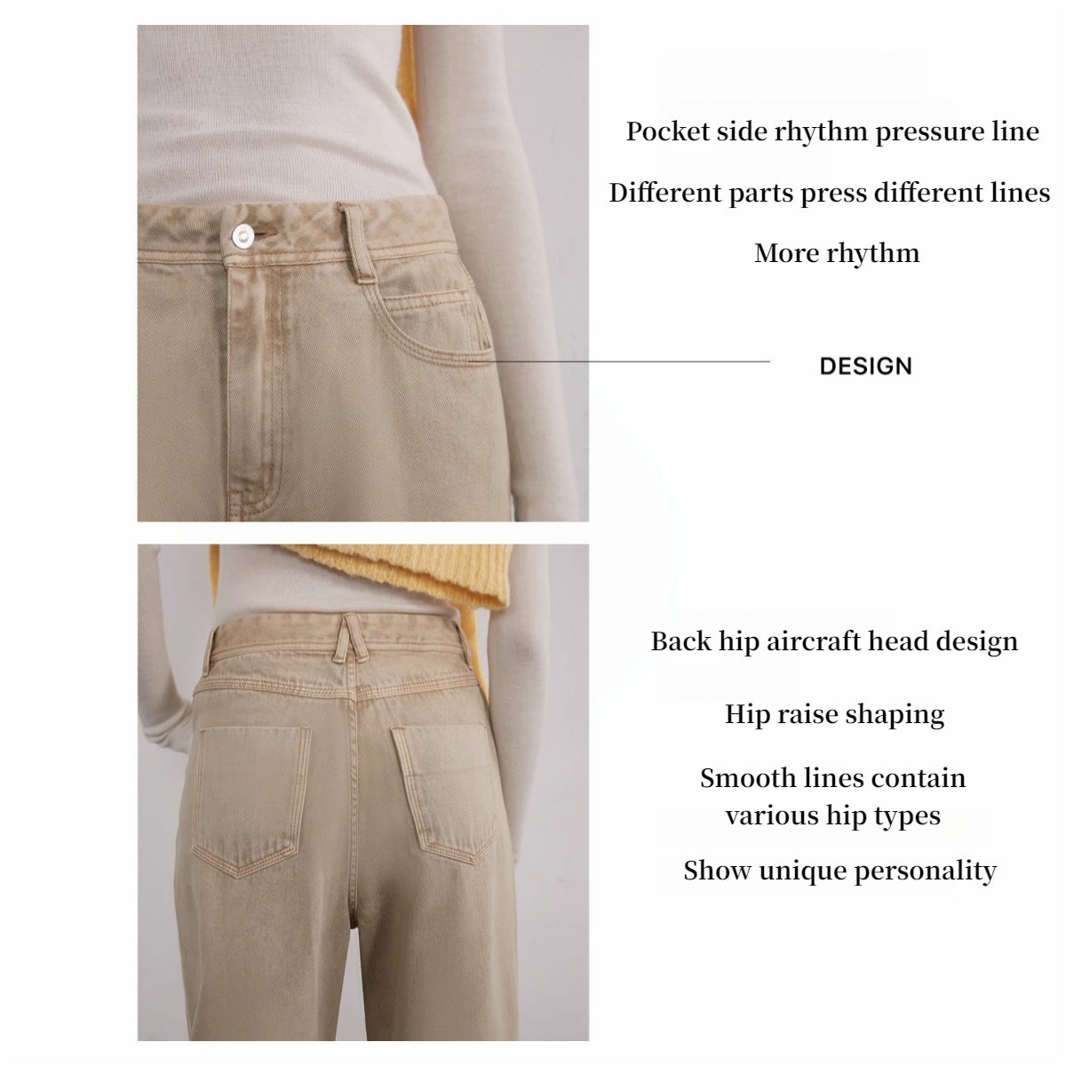 Fireladyfur Women's Vintage Washed Straight Leg Denim "Meteorite Fragments"